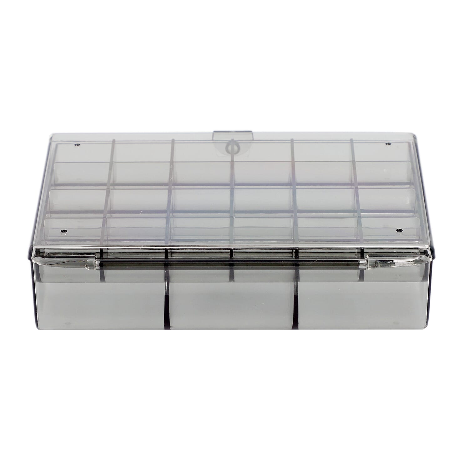 Two Layer Smart Organiser with Top Removable Tray (Size 18x13x5Cm) - Grey