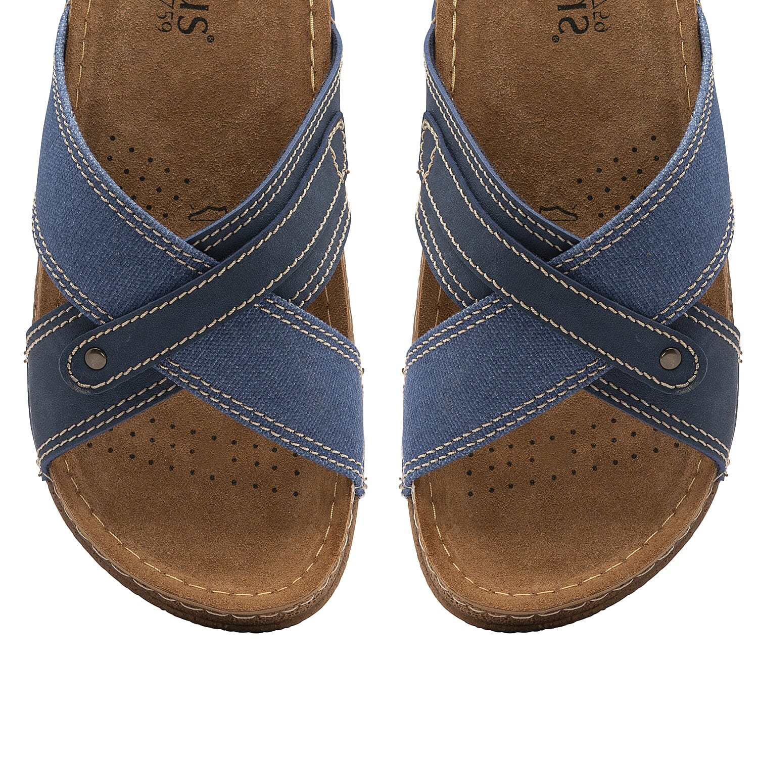 Lotus Marvin Mens Mule Sandals (Size 11) - Denim