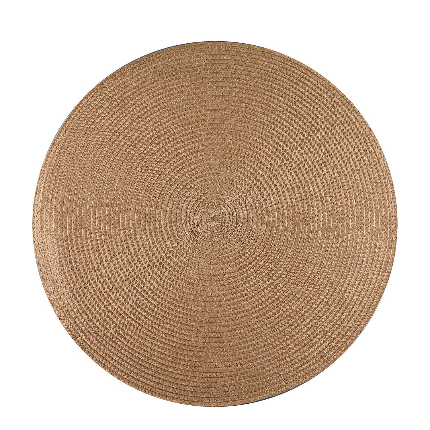 Set of 4 - Table Round Placemats - Beige