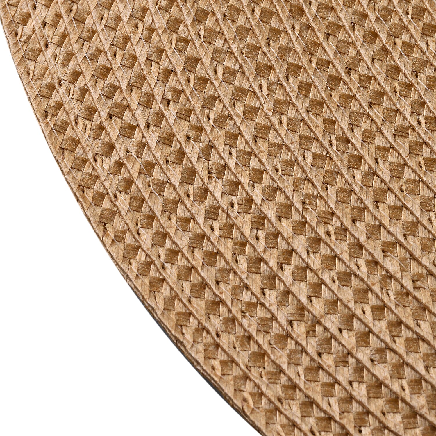 Set of 4 - Table Round Placemats - Beige