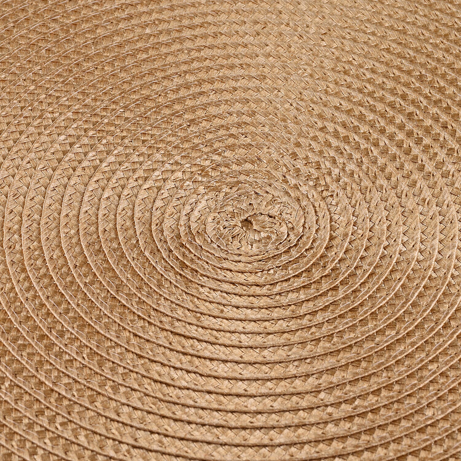 Set of 4 - Table Round Placemats - Beige