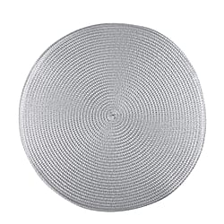 Set of 4 - Table Round Placemats - Grey
