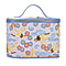 Signare Tapestry  Japanese Crane Pattern Vanity Bag (Size 14X22X15 Cm) - Light Cream