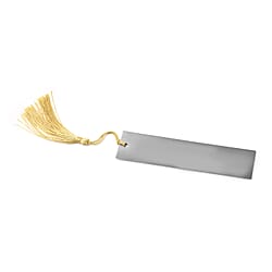 Personalized Rectangular Bookmark in Stainless Steel