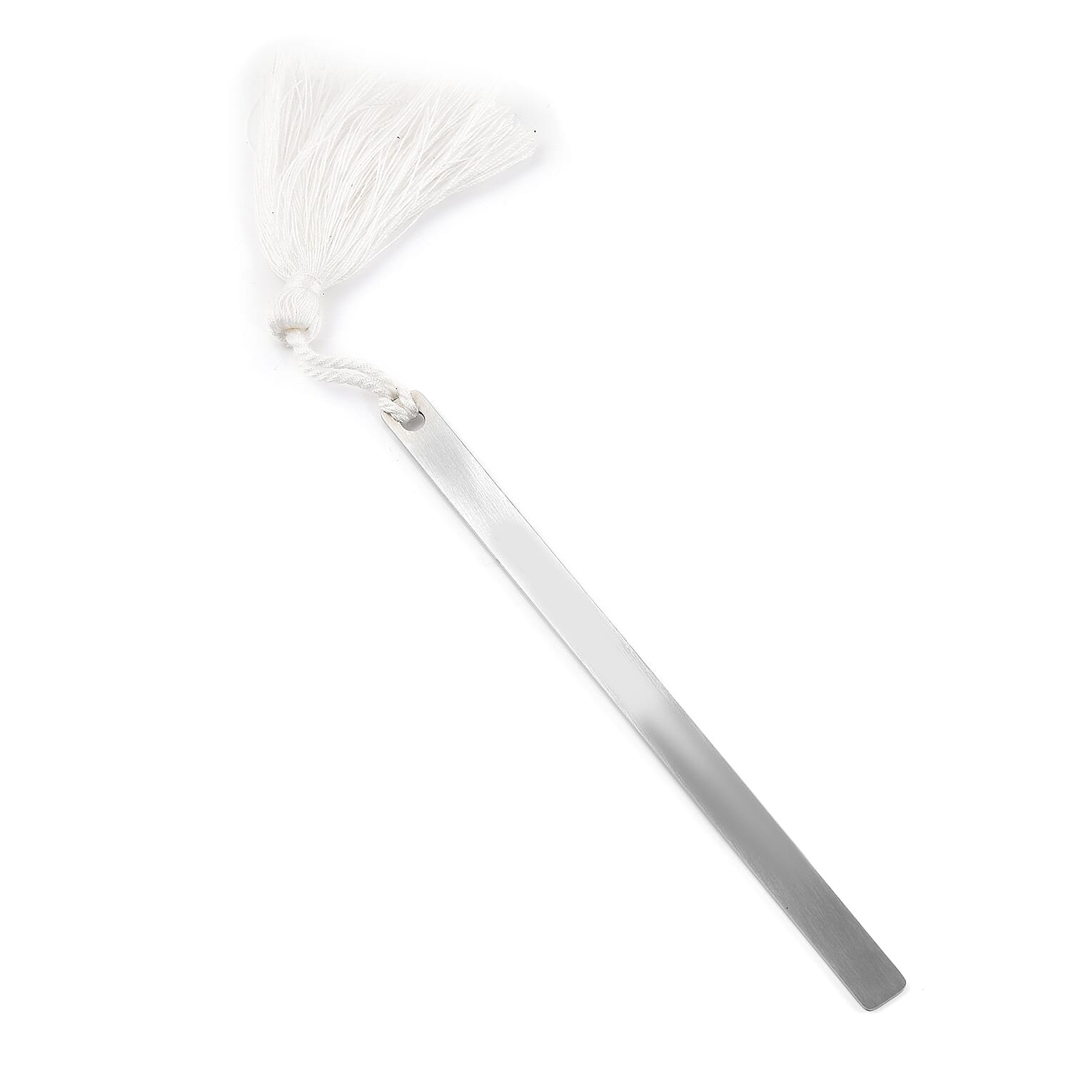 Personalized Elongated Bookmark in Stainless Steel