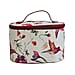 Signare Tapestry Humming Bird Pattern Vanity Bag (Size 14X22X15 Cm) - Ivory