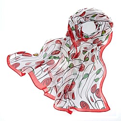 Signare Tapestry Silk William Morris Golden Scarves - Rose