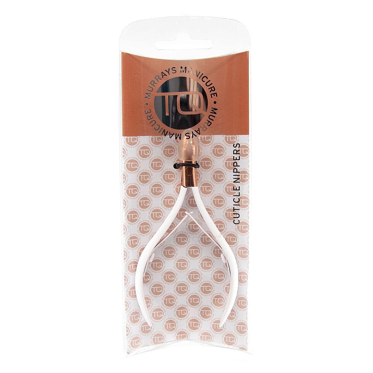 TQ Cuticle Nipper Rose Gold & White