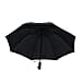 3 Fold Automatic Open Close Reverse Compact Inverted Umbrella - Black