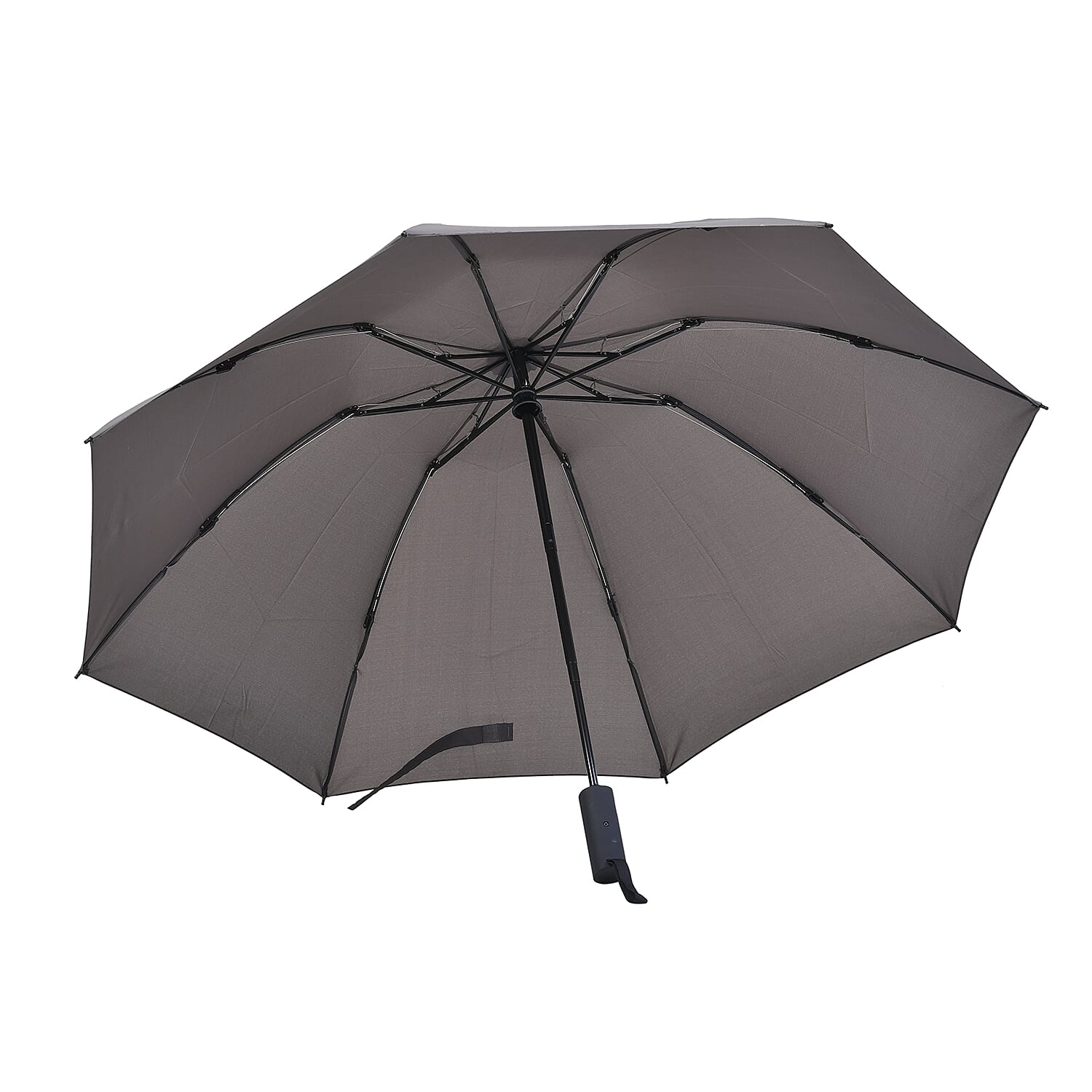 Tri Fold Automatic Open and Close Inverted Umbrella - Grey