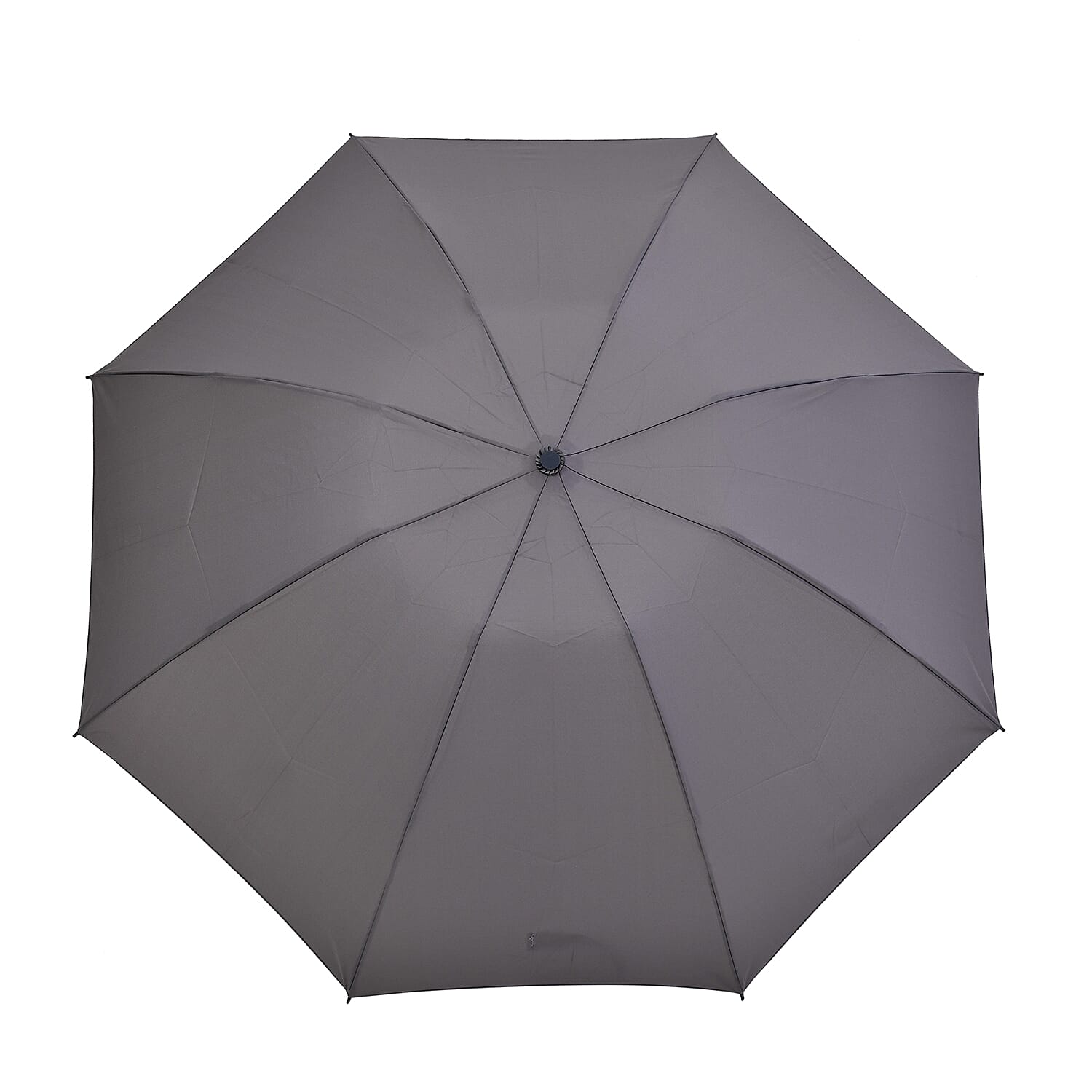 Tri Fold Automatic Open and Close Inverted Umbrella - Grey