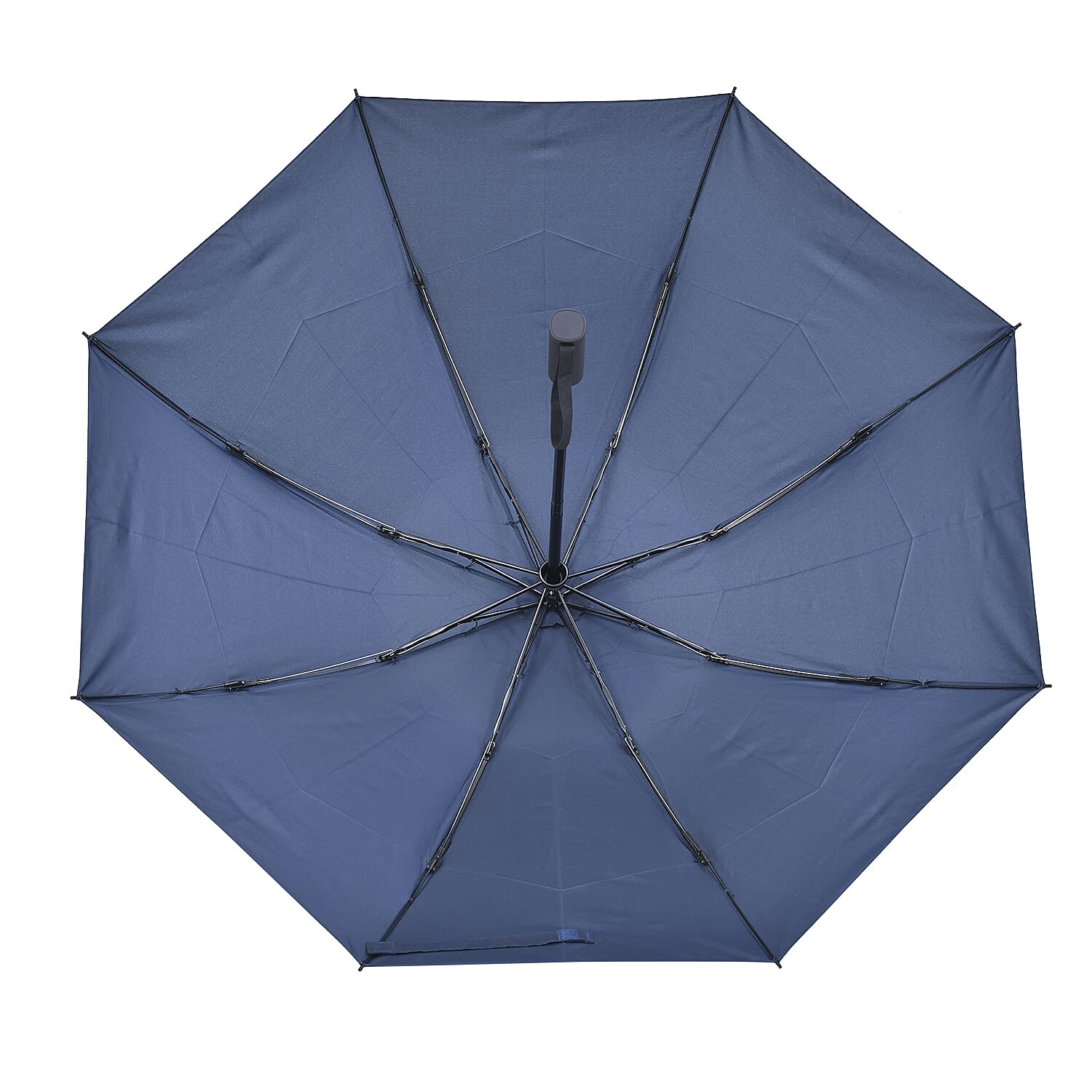 Tri Fold Automatic Open and Close Inverted Umbrella - Navy