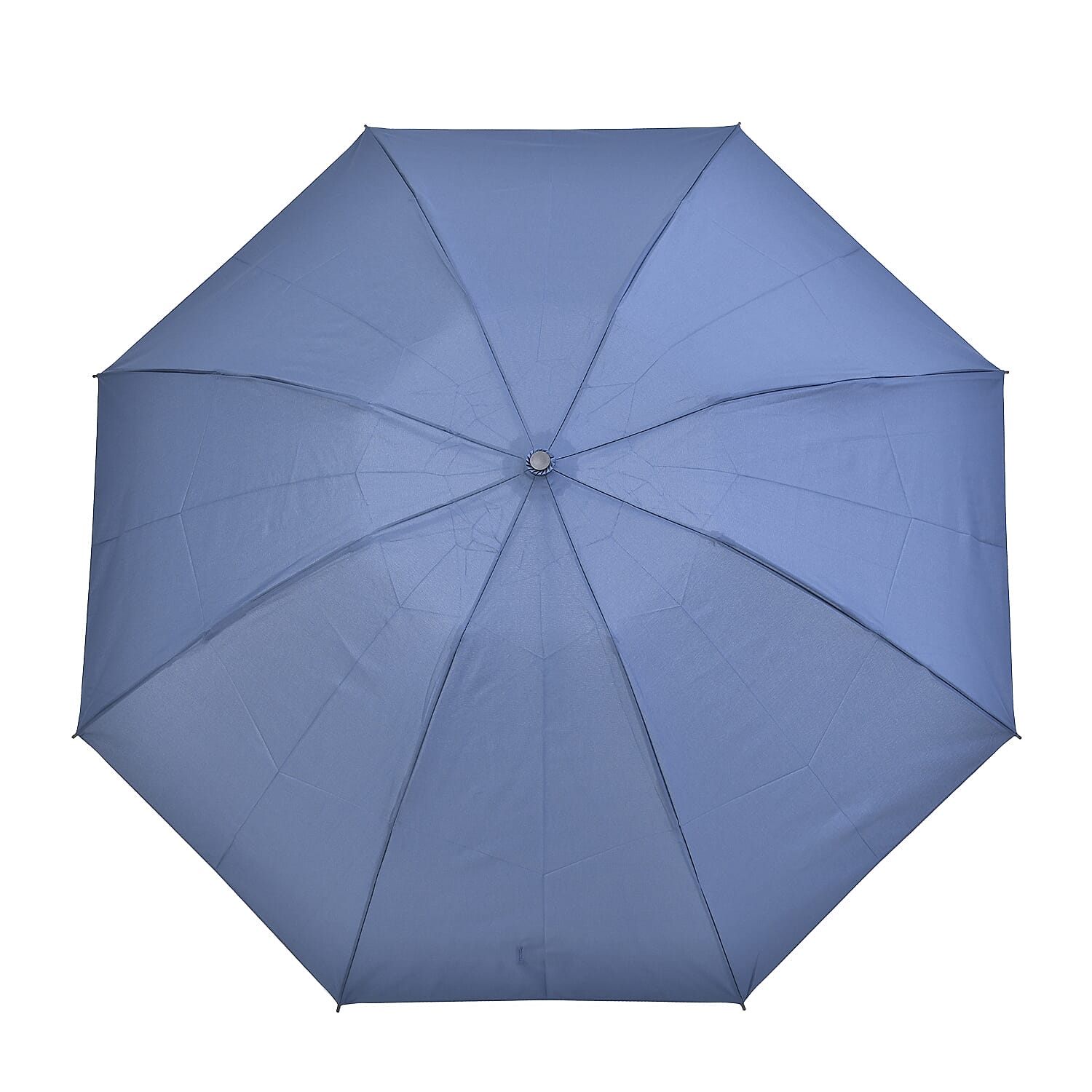 Tri Fold Automatic Open and Close Inverted Umbrella - Navy