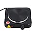 Homesmart 1000W Single Hot Plate for Cooking (Includes 5 Level of Pressure Temperature Control) - Black
