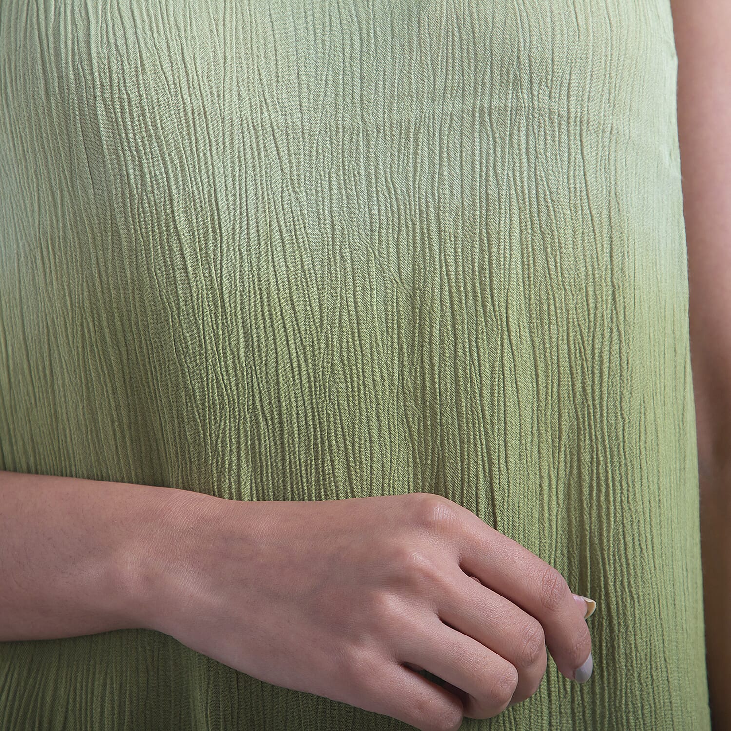 TAMSY Viscose Ombre Sleeveless Top - Blue