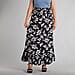 TAMSY Viscose Skirt - White & Blue