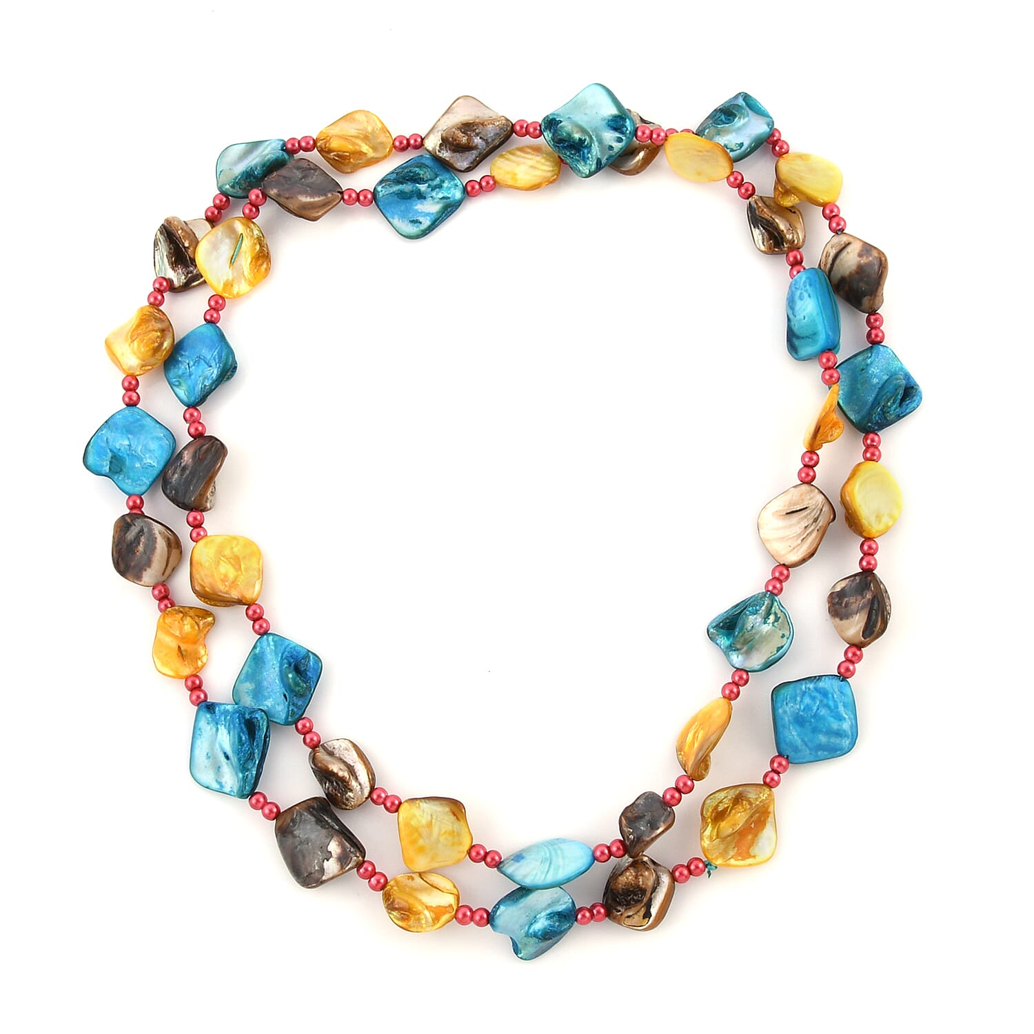 Bali Collection - Multi Gemstone Necklace (Size - 45)