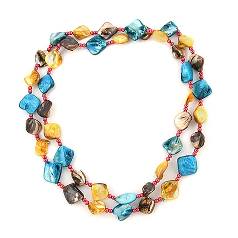 Bali Collection - Multi Gemstone Necklace (Size - 45)