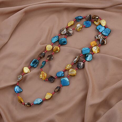 Bali Collection - Multi Gemstone Necklace (Size - 45)
