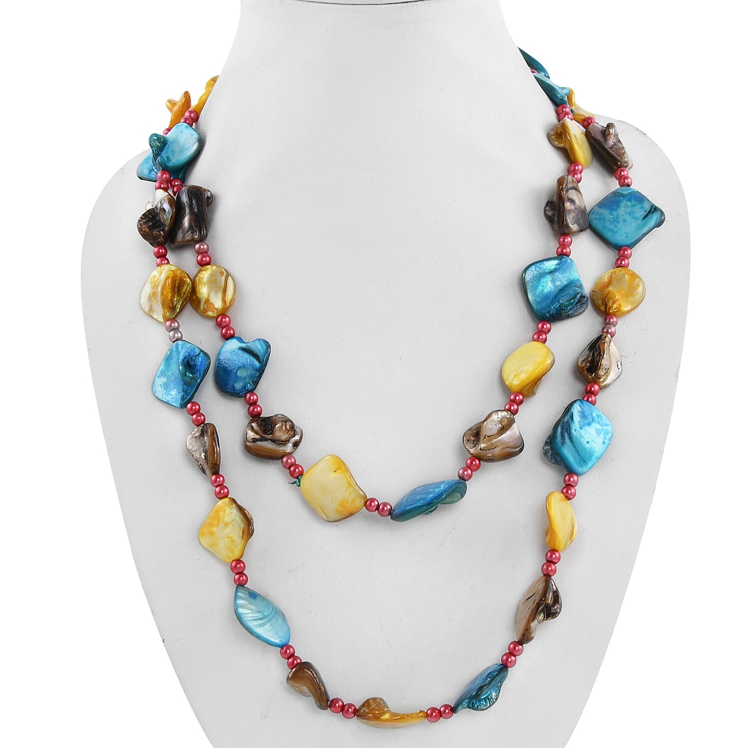 Bali Collection - Multi Gemstone Necklace (Size - 45)