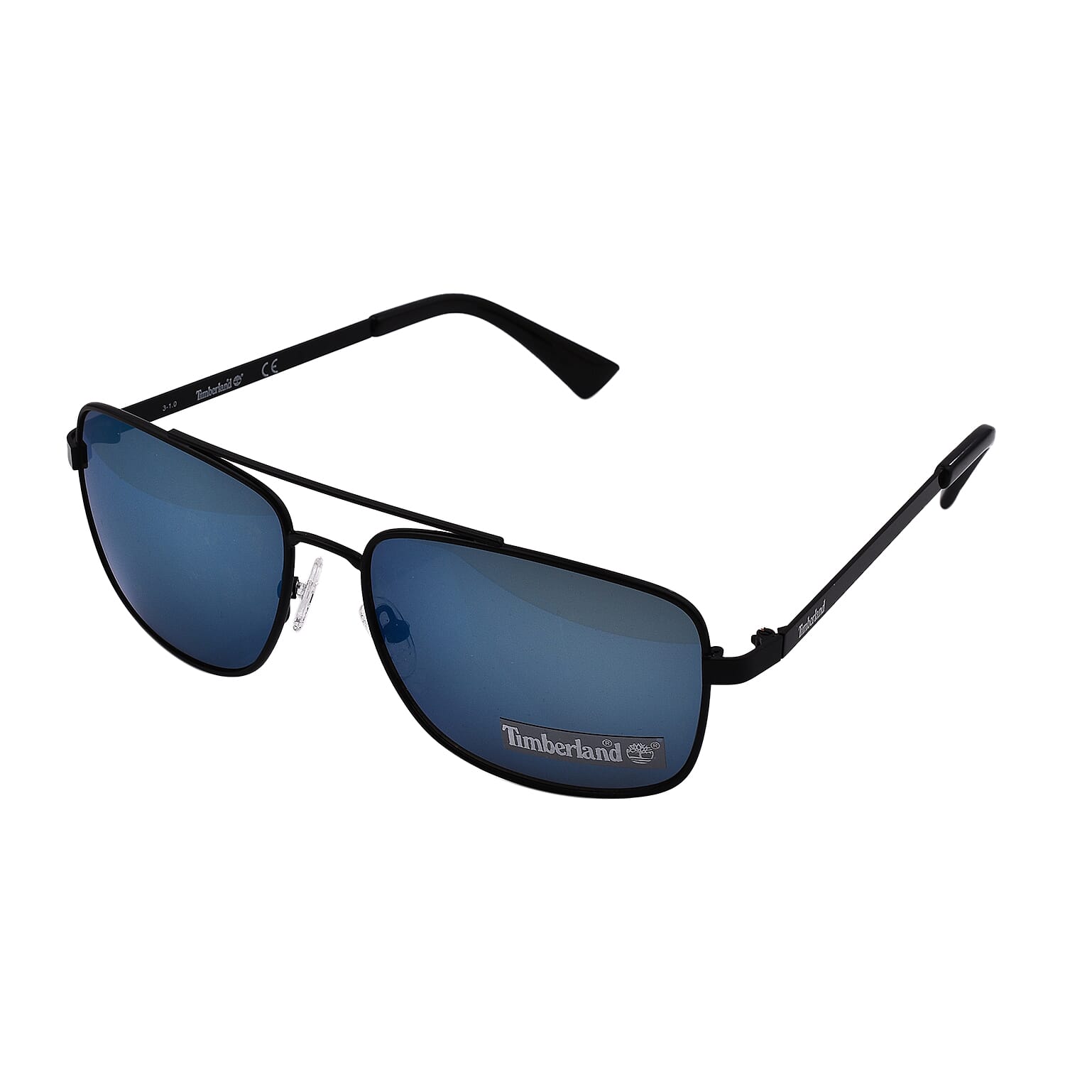 TIMBERLAND Unisex Aviator with Blue Reflective Lenses