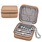 LUCYQ - Portable Small Jewellery Box with Zipper Closure - Black