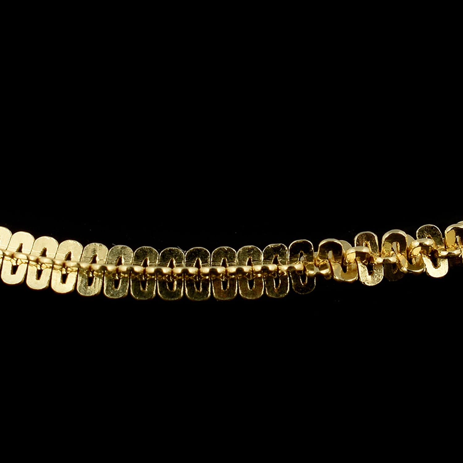 One Time Close Out Deal - Italian Made Gold Overlay Sterling Silver Necklace (Size - 20) with Lobster Clasp