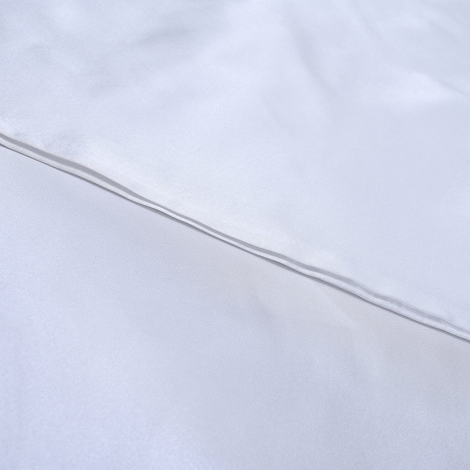 Set of 2 - Satin Pillow Cover (Size 50x76Cm) - White