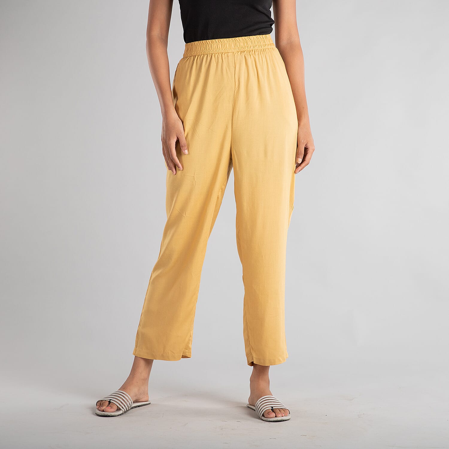 Plazzo  Viscose solid Colour Beige