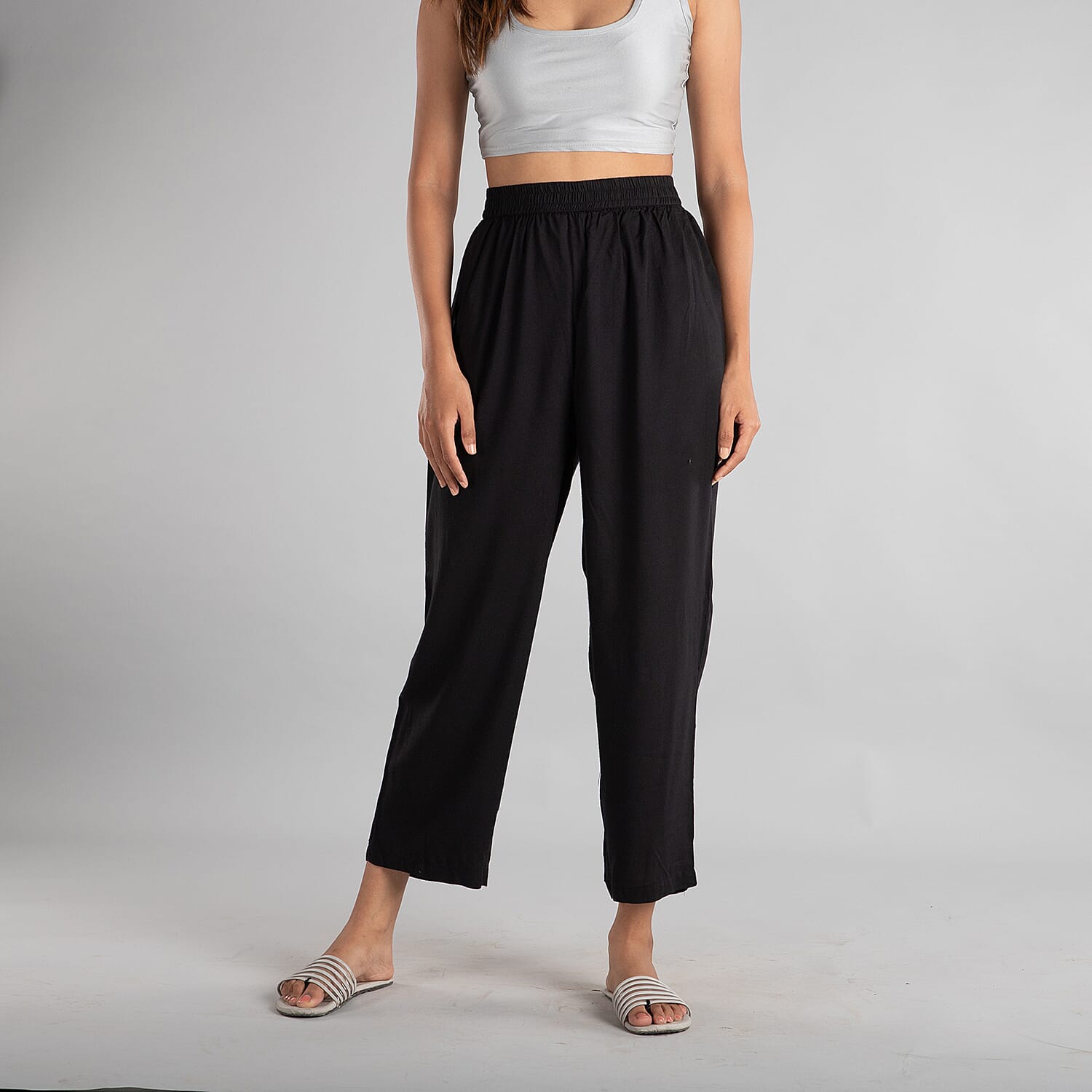 Plazzo  Viscose solid Colour Beige