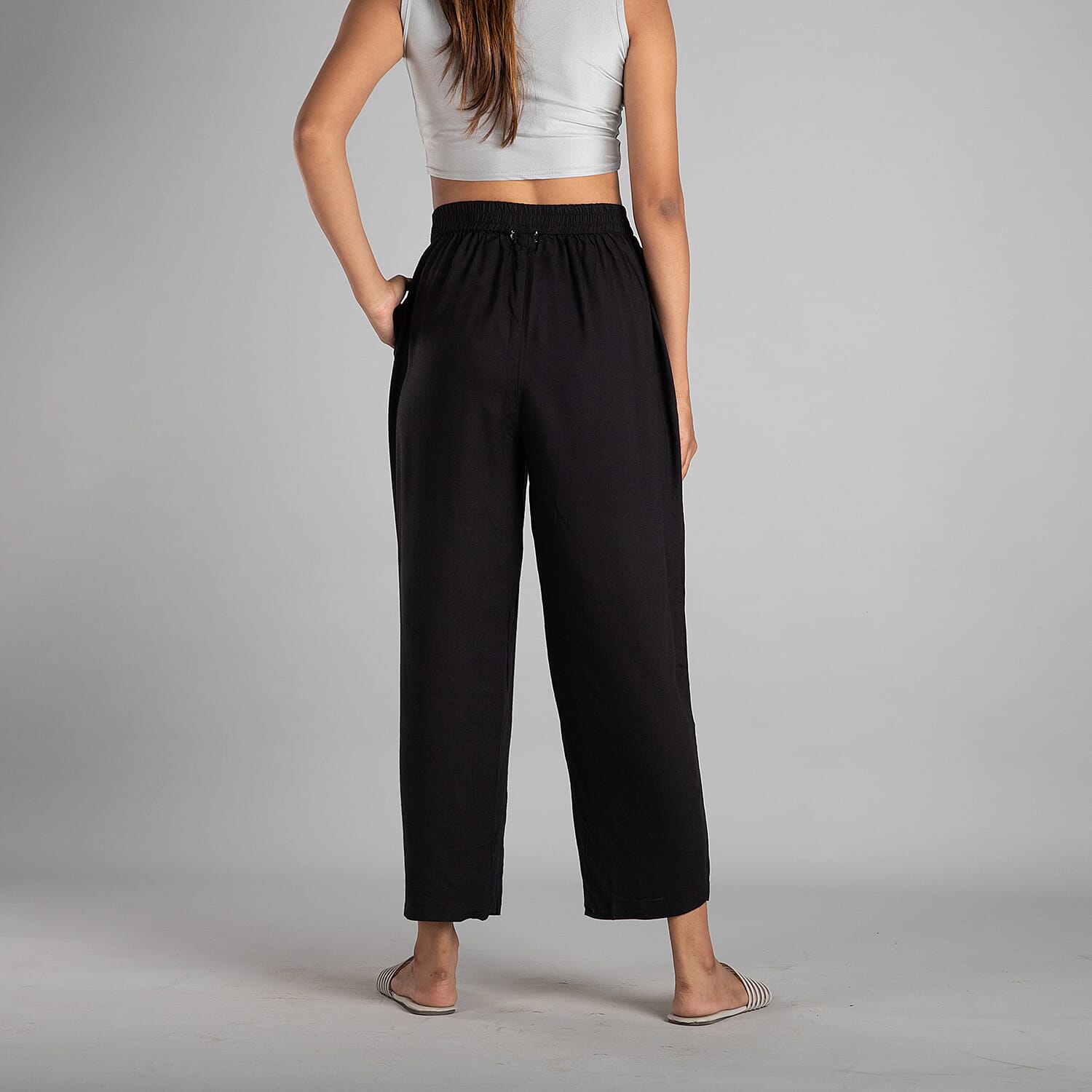 Plazzo  Viscose solid Colour Beige