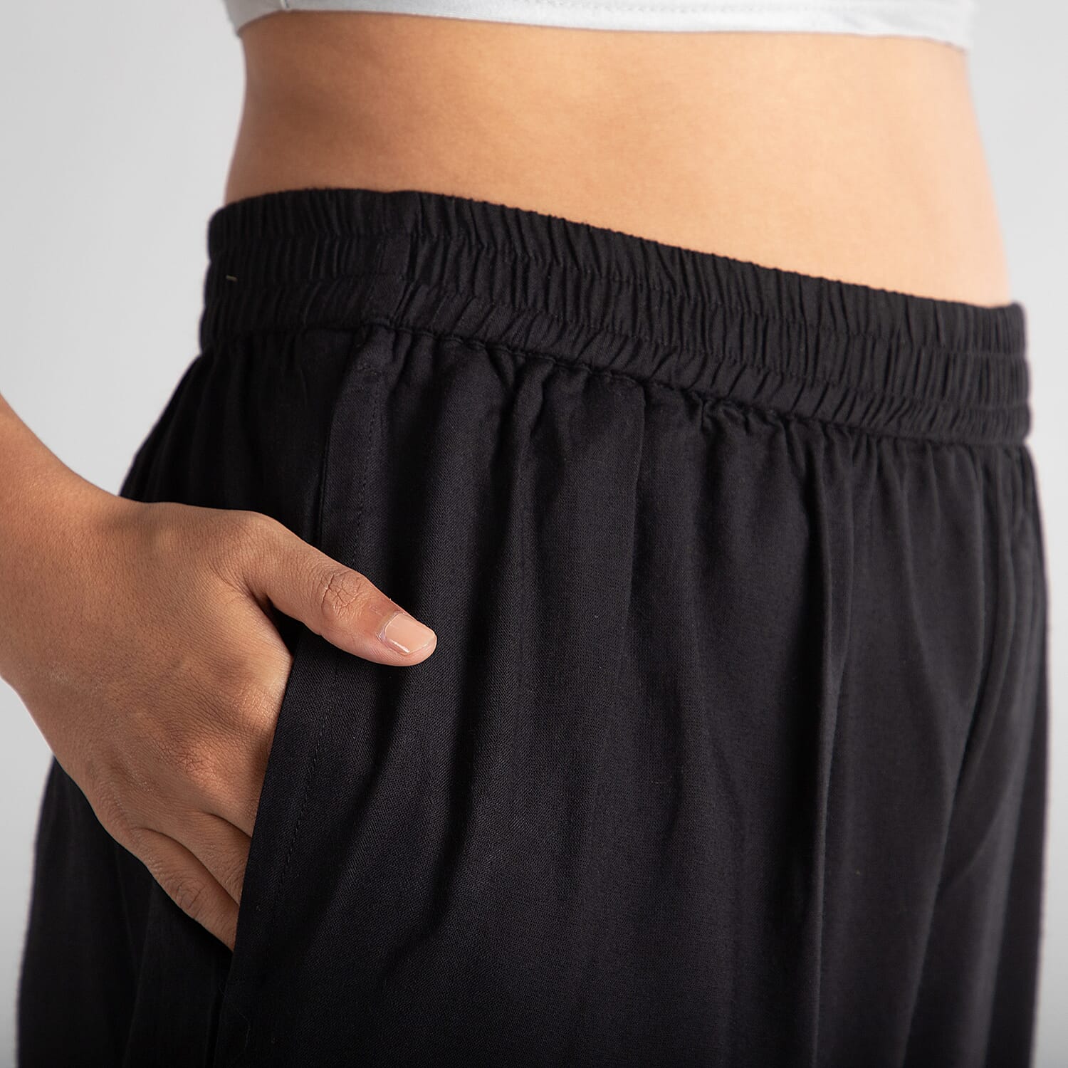 Plazzo  Viscose solid Colour Beige