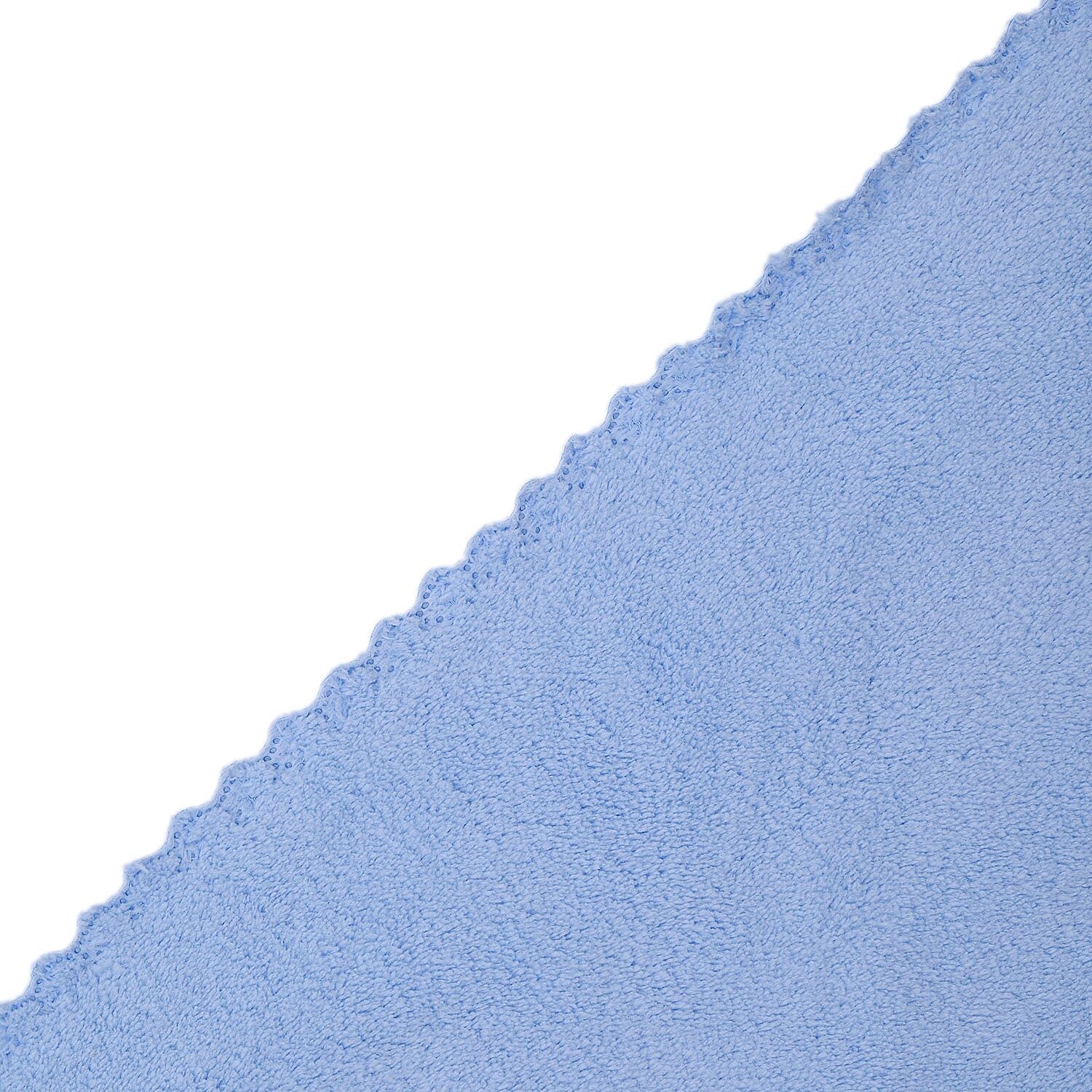 Set of 2 - Microfiber Towel (includes 1 Bath Towel & 1 Face Towel  - Light Blue