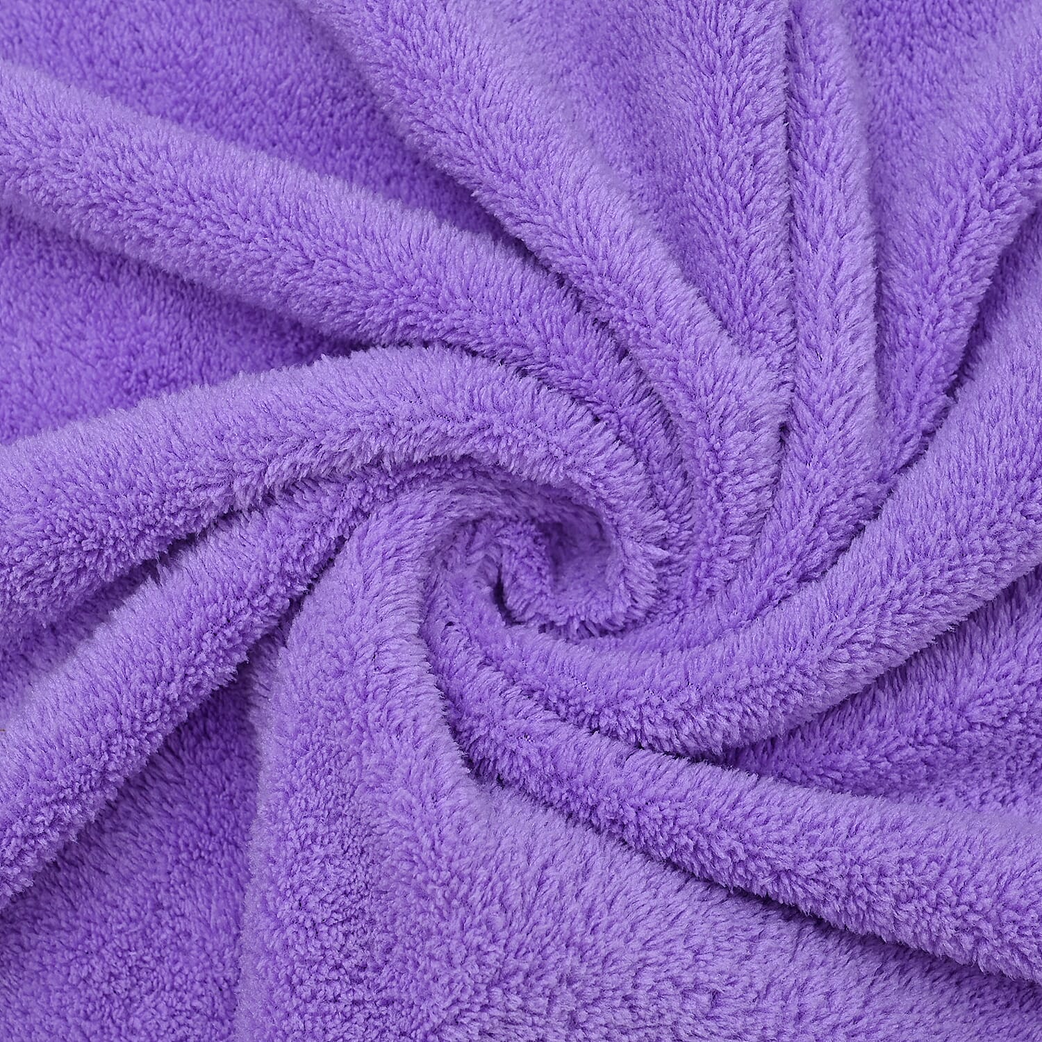 Set of 2 - Microfiber Towel (includes 1 Bath Towel - 140x70Cm & 1 Face Towel - 75x35Cm) - Purple