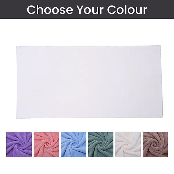 Set of 2 - Microfiber Towel (includes 1 Bath Towel - 140x70Cm & 1 Face Towel - 75x35Cm) - Cream