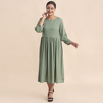 https://tjcuk.sirv.com/Products/66/3/6638962/TAMSY-Relaxed-Fit-Round-Neck-Three-Quarter-Sleeve-Womens-Midi-Dress-Gr_6638962.jpg?w=342&h=342