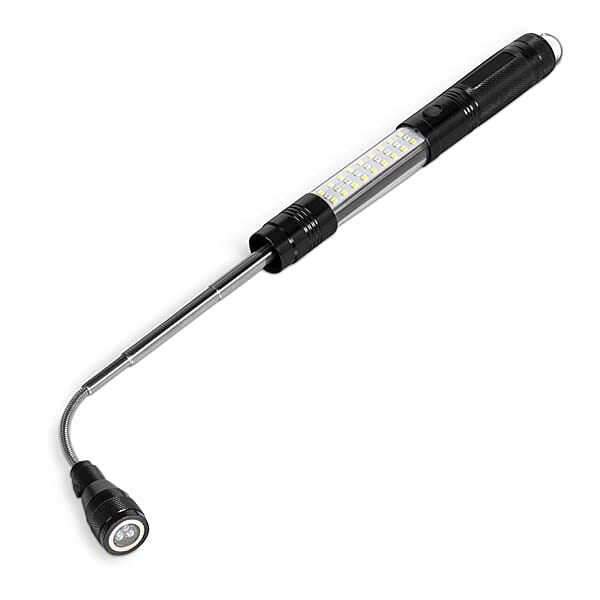 Multi Function LED Flex Flash Torch with Magnet (3xAAA Not included) - Black