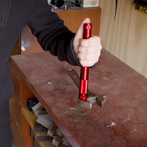 Multi Function LED Flex Flash Torch with Magnet (3xAAA Not included) - Red