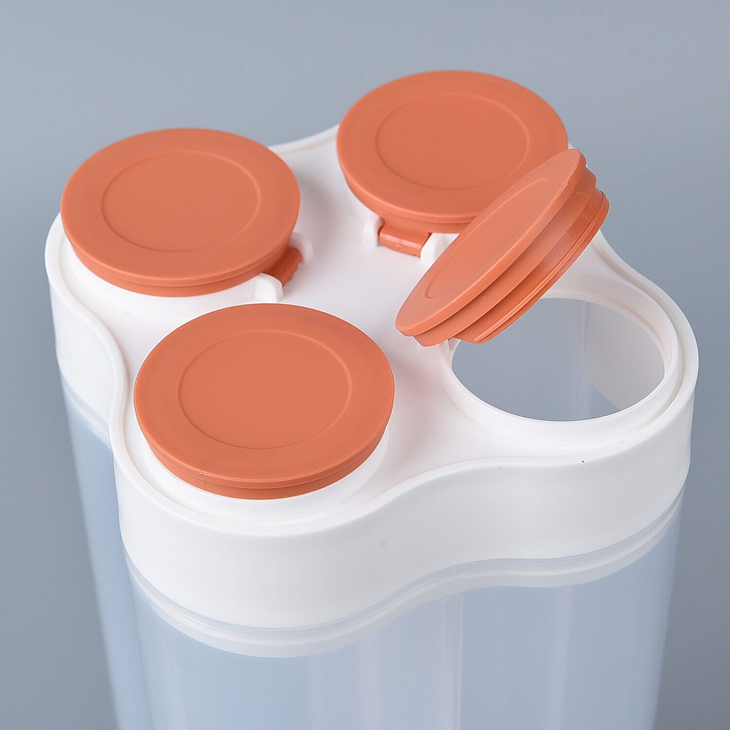 4 Part Storage Food Container (450x4 - 1800 ml) - Orange