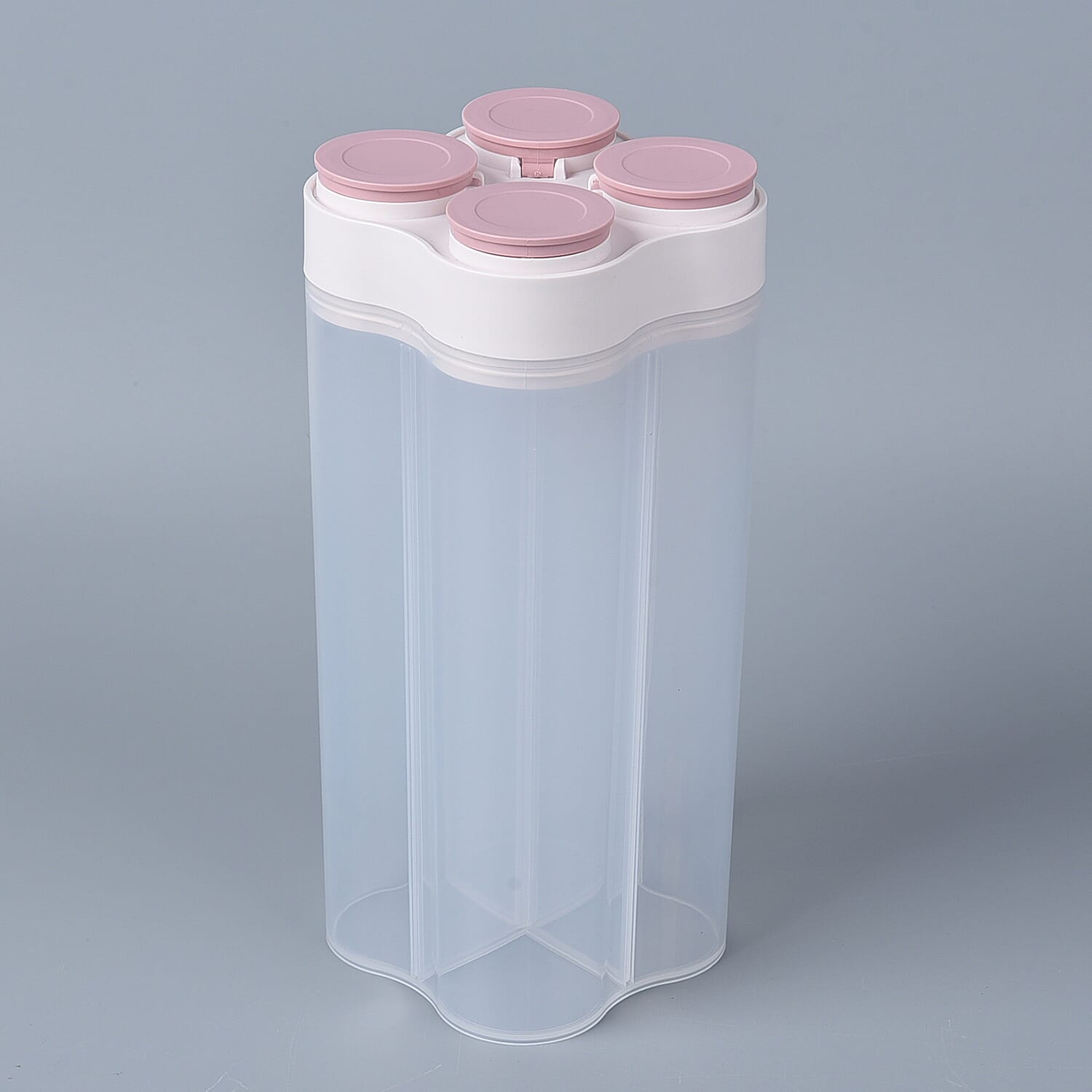 4 Storage Food Container (450ML Each) - Pink
