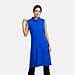 TAMSY Viscose Long Length Sleeveless Top - Black