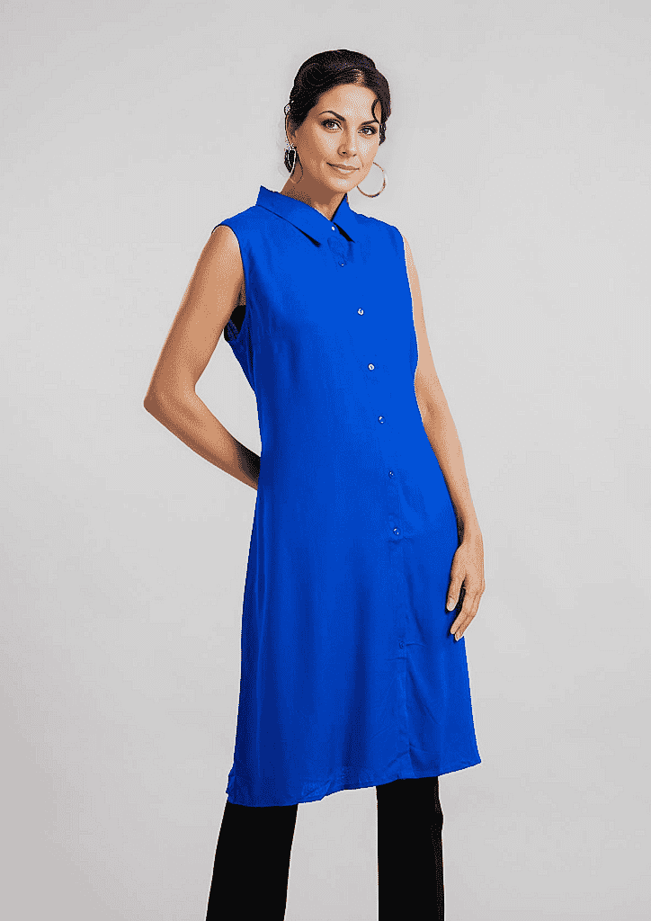 TAMSY Viscose Long Length Sleeveless Top TAMSY Viscose Long Length Sleeveless Top