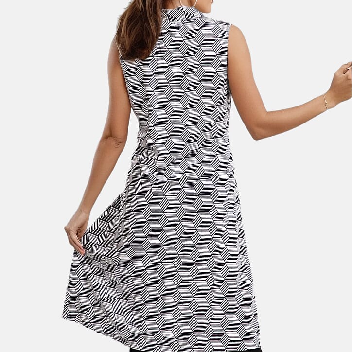 TAMSY Viscose Long Length Sleeveless Top