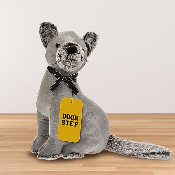 Lesser and Pavey Faux Leather Cat Doorstopper 6639151 TJC