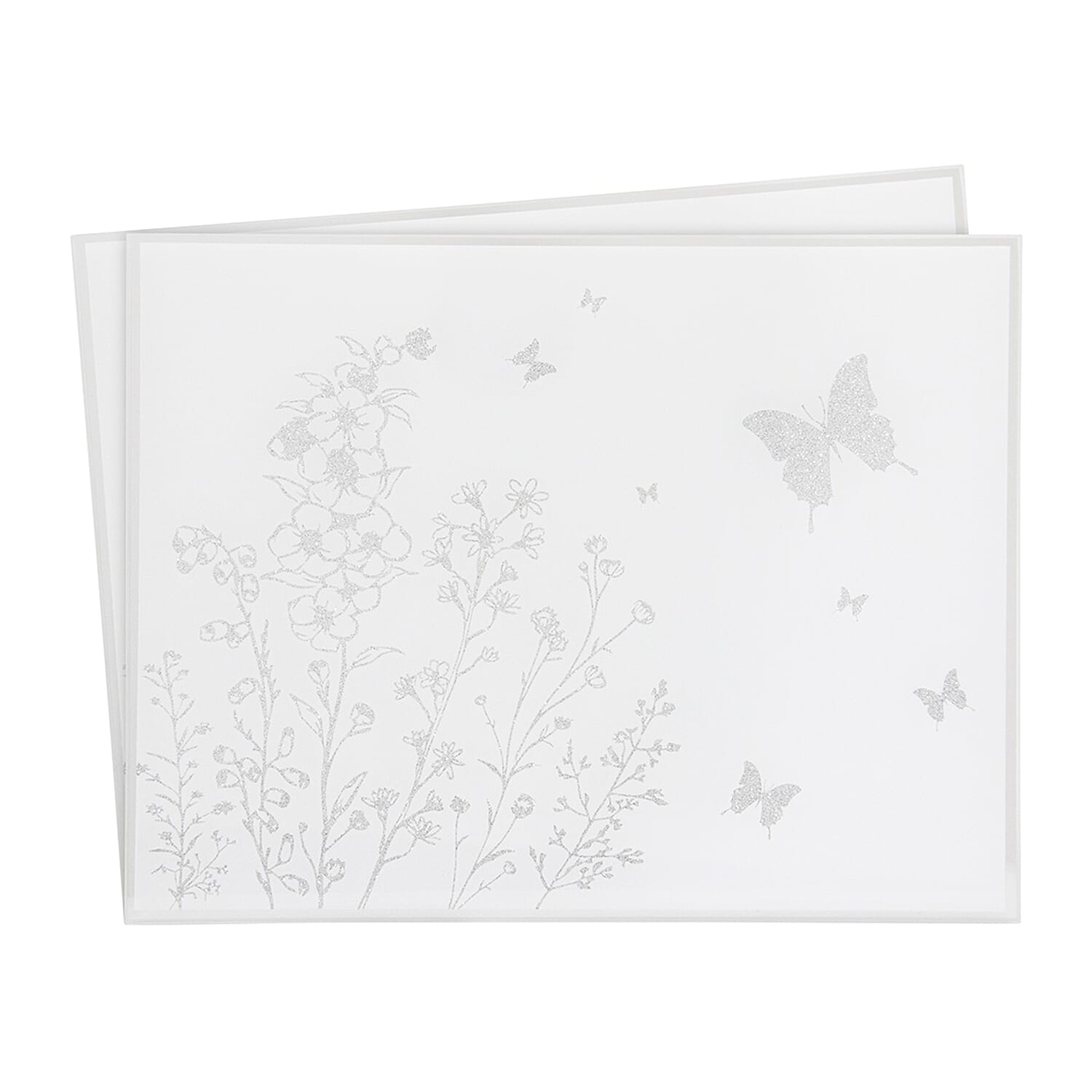 Lesser & Pavey - 2 Piece Set Mirror Butterfly Sparkle Placemats (Size 21x27cm)