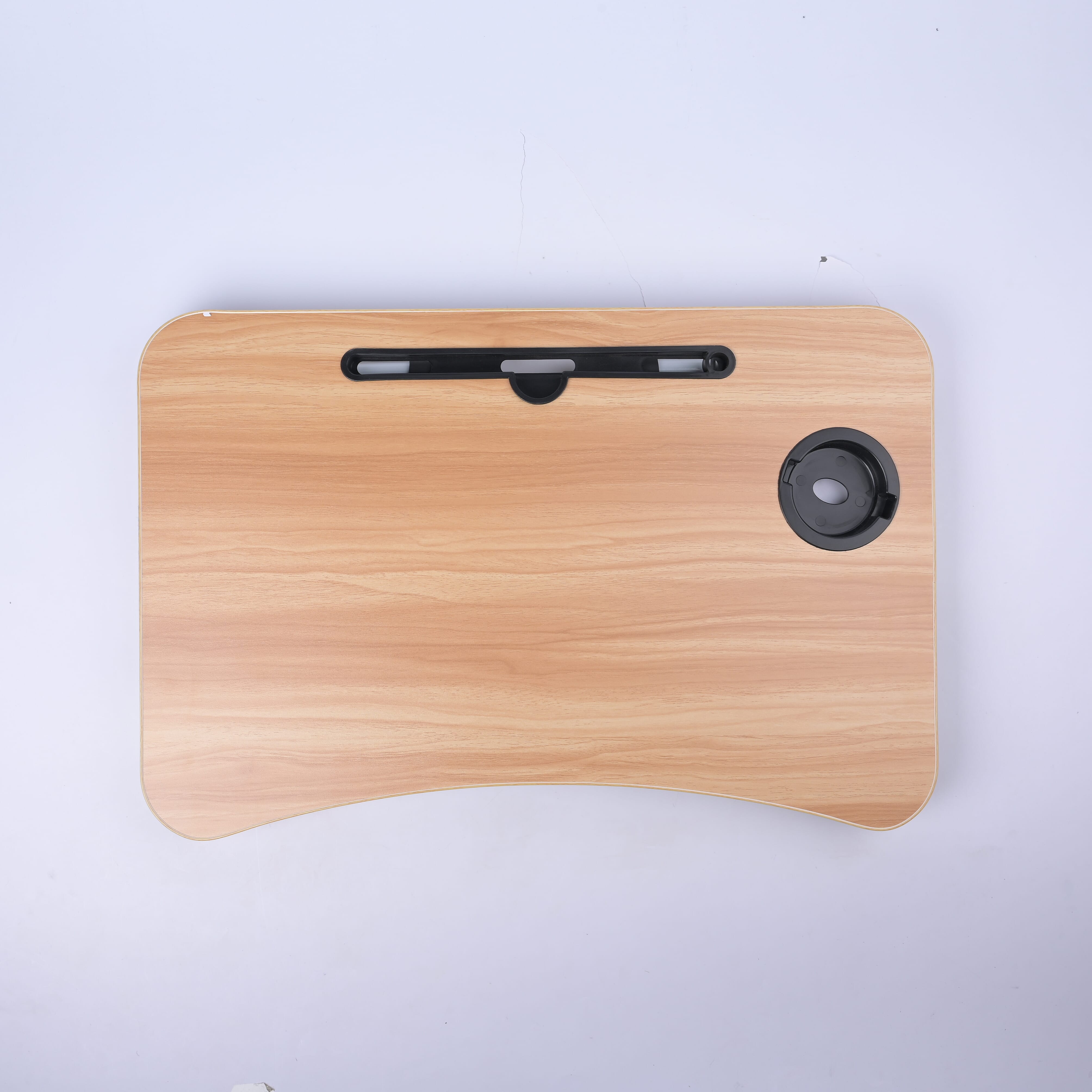 Multi-Function Folding Table with a Cup Holder Metal Legs (Size-60x40x27Cm)