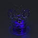 Crystal Lotus LED Light with Silver & Champagne Crystal Rotating Base