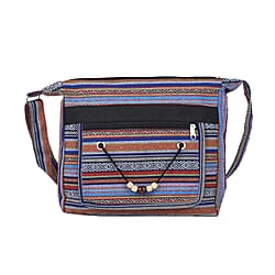 Multi Blue Color Crossbody Bag