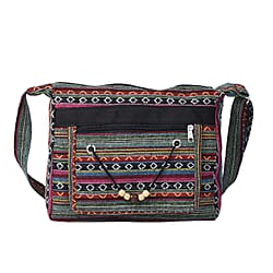 Multi Blue Color Crossbody Bag