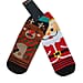 Auburn Pack of 2 Pairs of Novelty Christmas Aztec Socks
